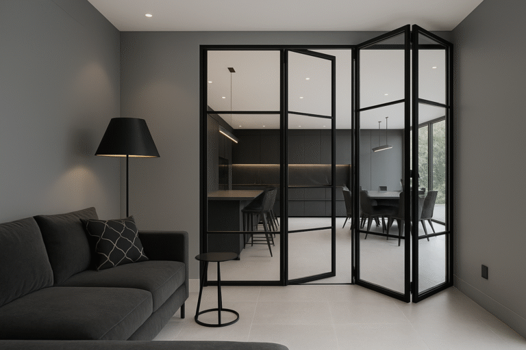 Steel Bifold doors